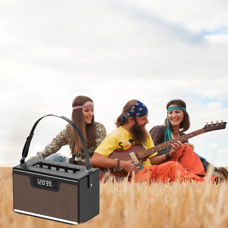 High Quality Portable Party Box Dj Outdoor Wireless Karaoke Speaker With Mic
