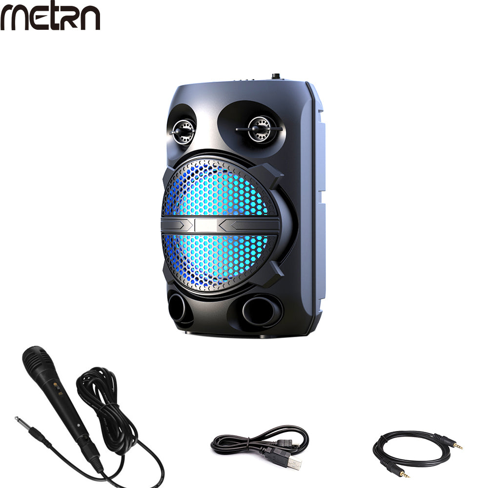 Audio With Led Lights Professional Portable Wireless Party Sound Handled Speaker