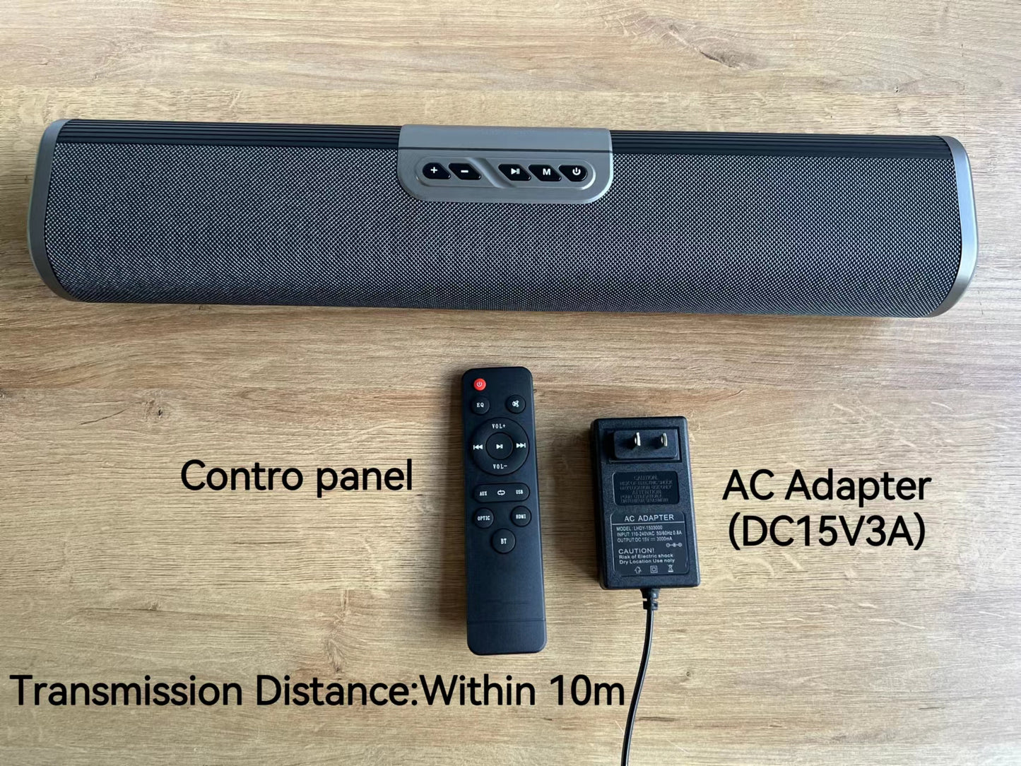 Wireless TV Sound Bar Speaker With Remote Control