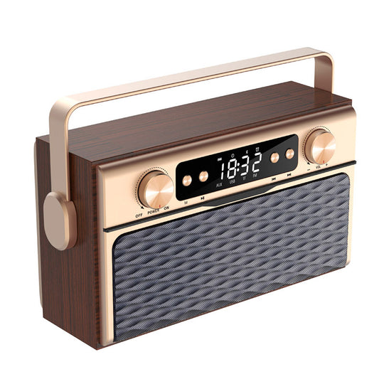Newest Portable Wood Wireless Retro Speaker with radio